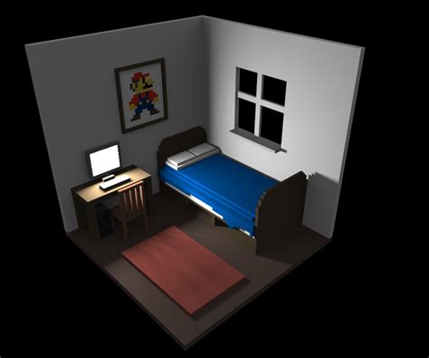 Voxel Room by mikukene on Newgrounds