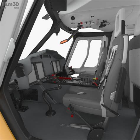 Airbus Helicopters H175 with HQ interior 3D model - Download Helicopter ...