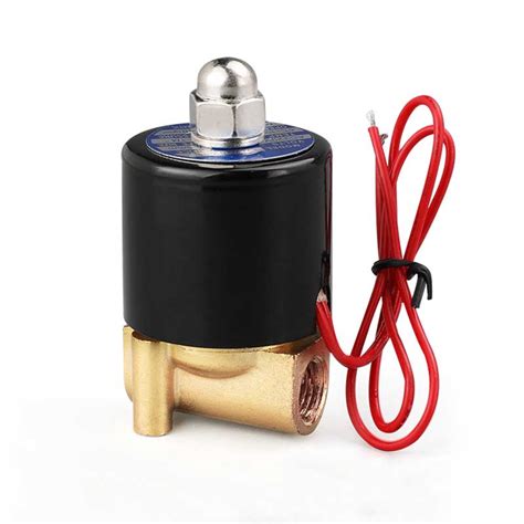 Two Way Brass Electric Solenoid Valve Normally Closed 220v 12v 24v 110v 14 38 12 34 For