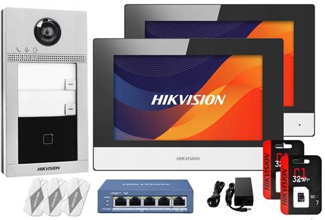 WIDEODOMOFON 2 Rodzinny IP HIKVISION Furtka Brama DS KV8213 WME1