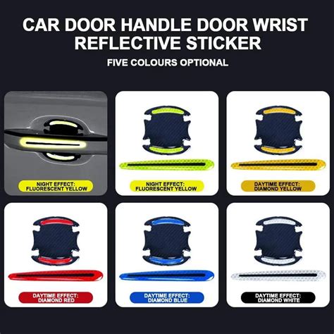 Factory Custom Logo Universal 3d Reflective Safety Strips Car Door