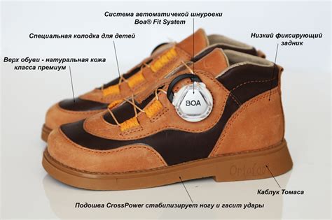 Кроссовки ортопедические Ortofoot для детей - Система BOA