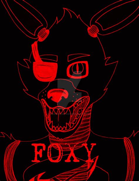 Fnaf Dark Foxy By Silenceyourfears On Deviantart