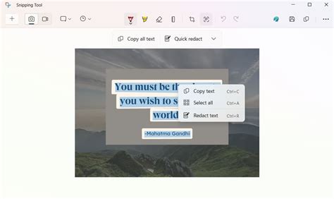 What Is The Snipping Tools Text Actions Feature And How To Use It