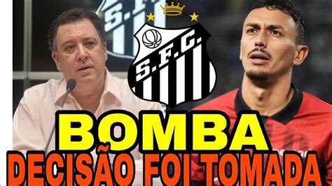 SAIU AGORA EM PLENO SÁBADO ACABOU DE CONFIRMAR NOTÍCIAS DO SANTOS