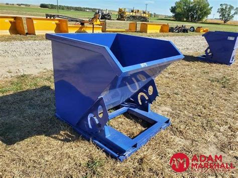 Unused Self Dumping Hopper Equipment Attachment Adam Marshall Land