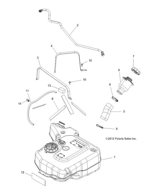 Polaris Fuel Pump Hose Diagram