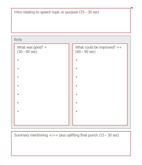 Toastmaster Evaluation Template 20 Free Word Pdf Documents Download