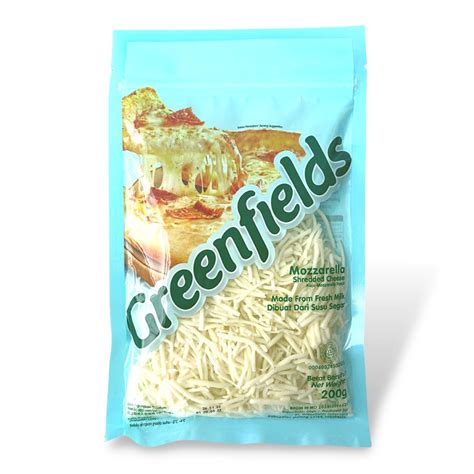 Jual Keju Mozarella Parut Shredded Mozzarella Cheese Greenfields