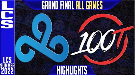 C9 Vs 100 Highlights All Games Lcs Playoffs Grand Final Summer 2022