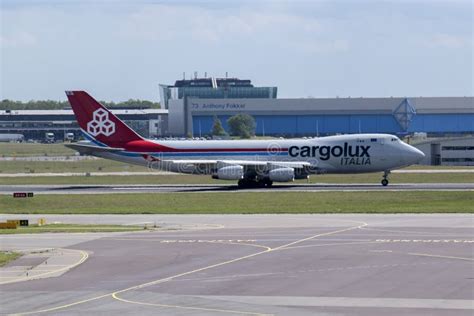 Cargolux Italia Plane At Schiphol Airport The Netherlands 26 5 2022