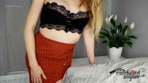 Femdom Empire Goddess Allexandra Busting Your Balls Hardcore Dominatrix Video