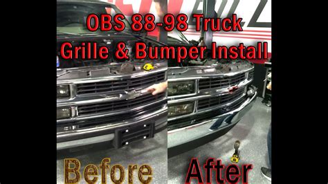 Obs Chevy Truck Bumper And Grille Install Ict Billet Youtube