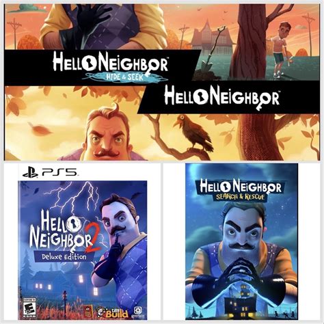 Hello Neighbor 2 PS4 PS5 Hello Neighbor Search And Rescue VR