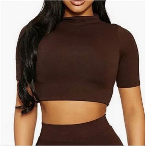 Naked Wardrobe Tops Naked Wardrobe Sweet T Crop Top Nwt Color