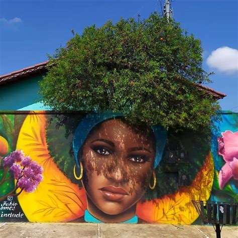 Brazilian Artist Uses Real Trees In Portraits Of Women And The ...