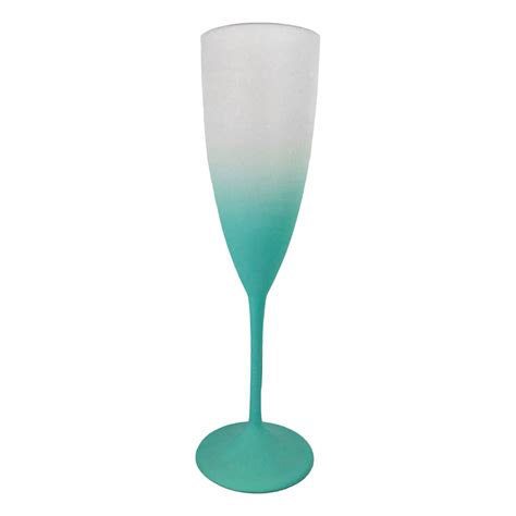 Taça de Champanhe Acrílico Tiffany Degradê Prime 170mL