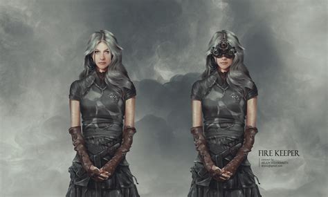 Fire Keeper A Modern Representation Of Dark Souls 3 On Behance