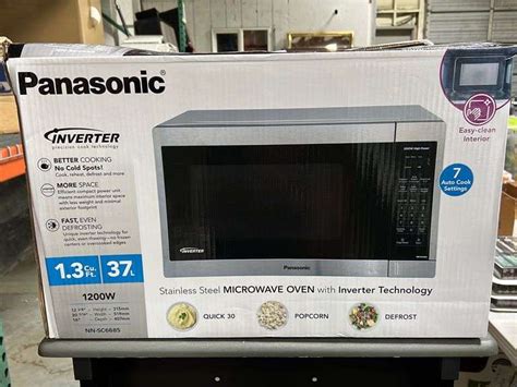 Panasonic 1200w Inverter Countertop Microwave Oven - NW Asset Services