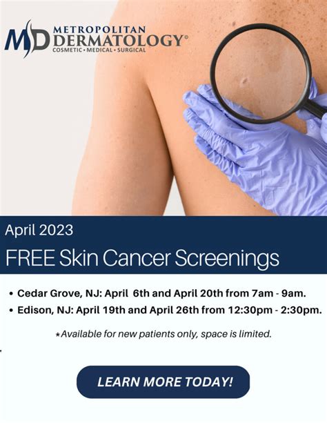 Free Skin Cancer Screenings Metropolitan Dermatology