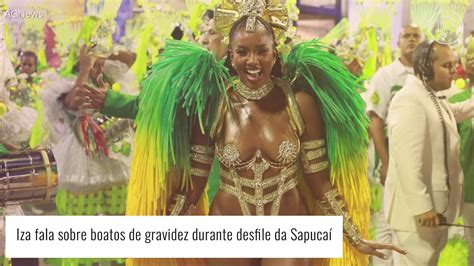 Iza Abre O Jogo Sobre Boatos De Gravidez Durante Carnaval Na Sapuca