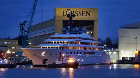 Lurssen Launches Project Blue The Largest Superyacht Of The Year