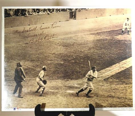 Babe Ruth Babe Connects The 60th Hr 1993 Mlb 11 X 14 Poster Print No 5