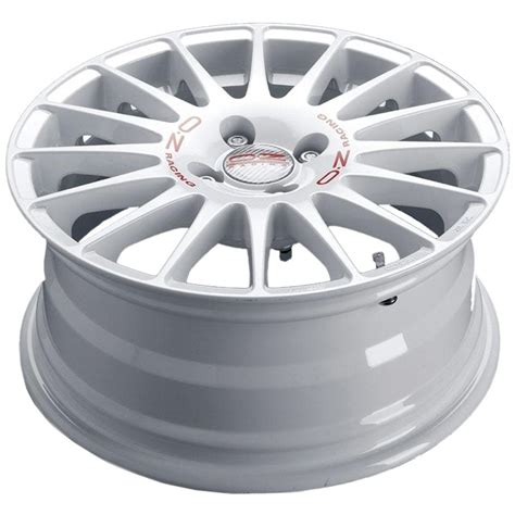 Jante Alu OZ Superturismo WRC Blanc Lettre Rouge 6 5x15 4x100 ET43 68