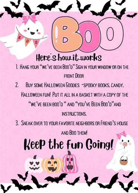 Youve Been Bood Printable Halloween Bundle Weve Been Booed Trick Or Treat Instant Download Etsy