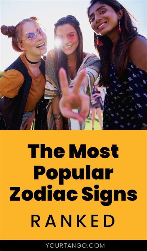 The Most Popular Zodiac Signs In Astrology Ranked Zodiac Signs