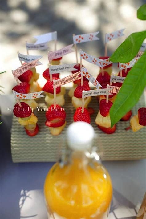 Fruit Skewers Dino Party Dinosaur Birthday Party 4th Birthday Parties