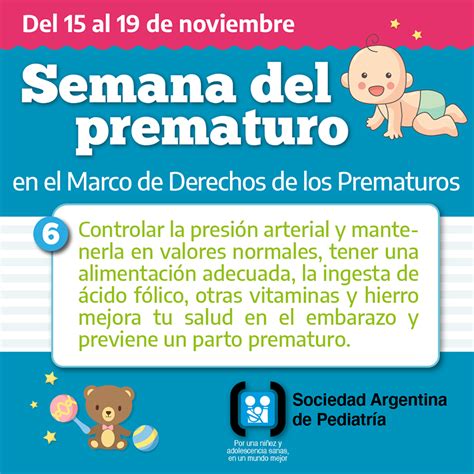 Sociedad Argentina De Pediatr A Noticias Semana Del Prematuro