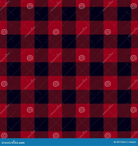 Lumberjack Plaid Pattern Stock Vector Illustration Of Lumberjack