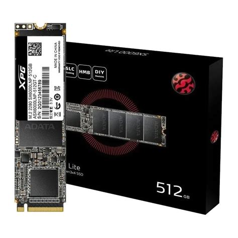 HD Sata SSD M 2 512gb Nvme Lite 2280 Adata XPG Asx6000lnp em Ribeirão Preto