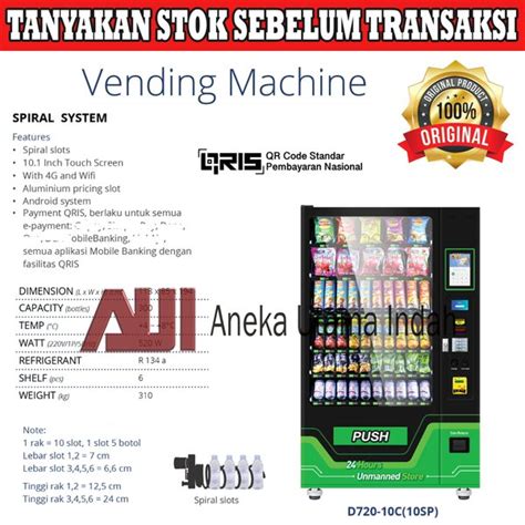 Jual Gea D C Sp Vending Machine Mesin Pendingin Jual Otomatis