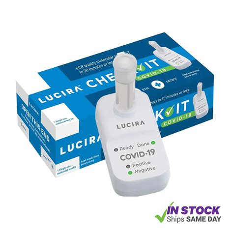 Lucira Otc Check It Rapid Molecular At Home Covid Test Kit