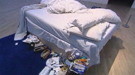 Tracey Emin's unmade bed shocked the establishment with its dirty sheets - now it's up for sale ...