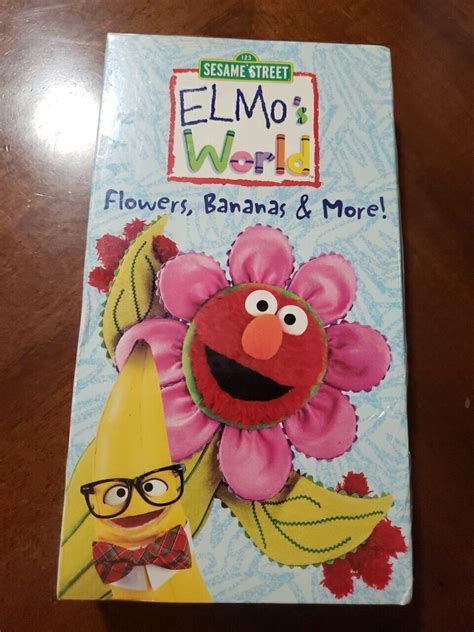 Elmos World Flowers Bananas More Vhs 2000 For Sale Online Ebay