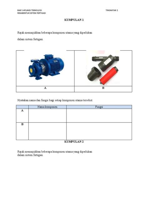 Nota Rbt Tingkatan 1 Bab 5 Sistem Fertigasi Rbt Bab 5 5 1 4 5 1 5