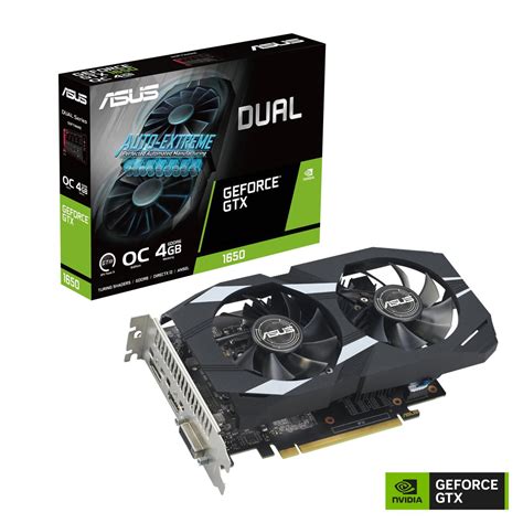 ASUS Dual GeForce GTX 1650 OC Edition 4GB GDDR6 EVO - Graphics Card ...