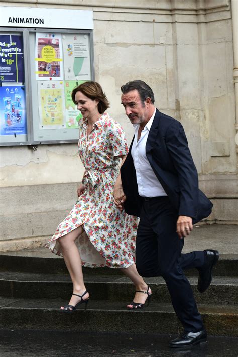 Photo Nathalie P Chalat Et Son Mari Jean Dujardin Mariage De Claude