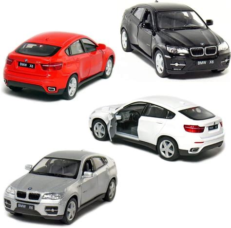 Kinsmart Bmw X6 5 1 38 Scale Die Cast Metal Model W Pullback Action Setof4 Toys