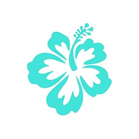 Amazon KCD HIBISCUS FLOWER Hawaiian Vinyl Decal Sticker Car