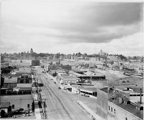 Los Angeles Skyline From Aliso Street Looking West R Vintagela