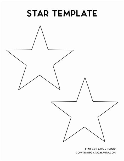 If You Need A Simple Star Outline Or Just An 8 Point Star Template