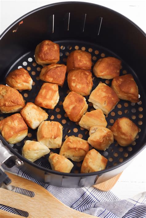 The Easiest Air Fryer Donuts Recipe Made With Biscuit Dough Not Quite Susie Homemaker