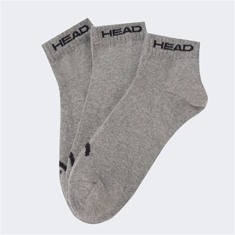 Носки Head ELEMENTS ALL SPORTS QUARTER 3P | Цвет:серый | купить в ...