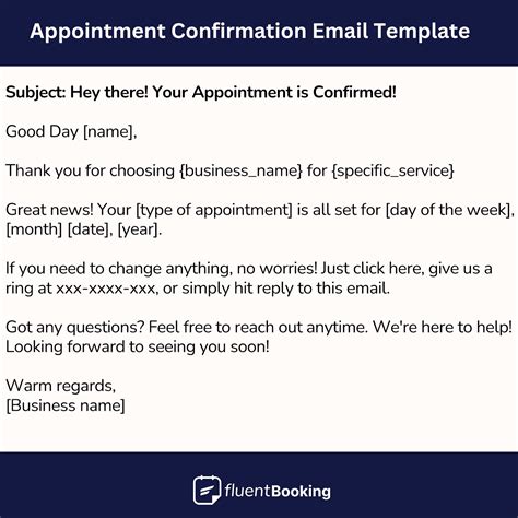 A Guide to Create the Ideal Appointment Confirmation Email