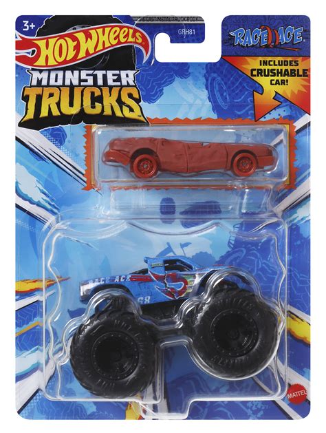 Hot Wheels Αυτοκινητάκι Monster Truck Race Ace για 3 Ετών HWN38 Skroutz gr
