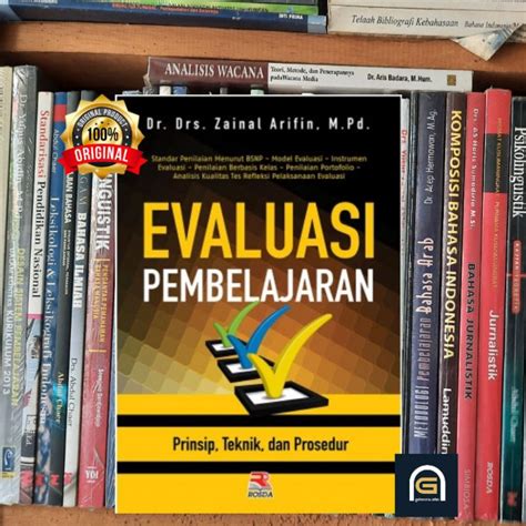 Jual Buku Evaluasi Pembelajaran Prinsip Teknik Dan Prosedur Dr